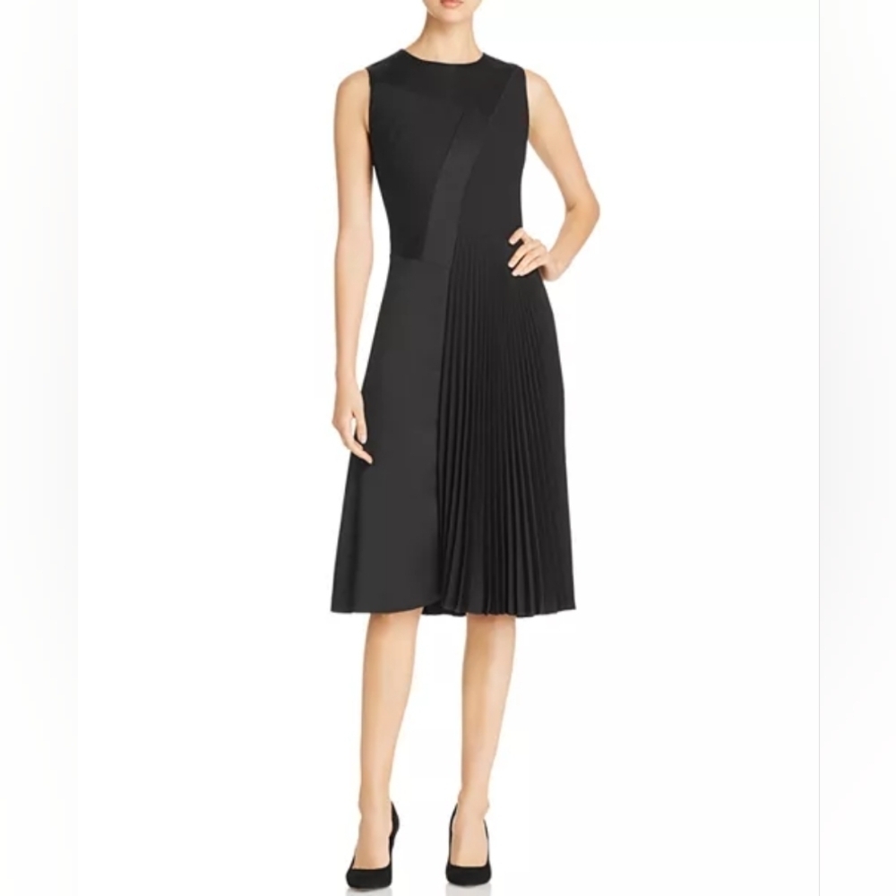 Boss Dionia Pleated Dress size 4 in EUC